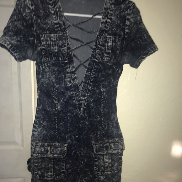 Beautiful jean dress - Picture 2 of 2